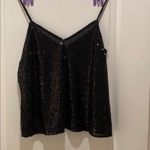 Sequined tank